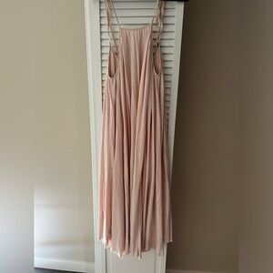 Pink Free People flowy dress